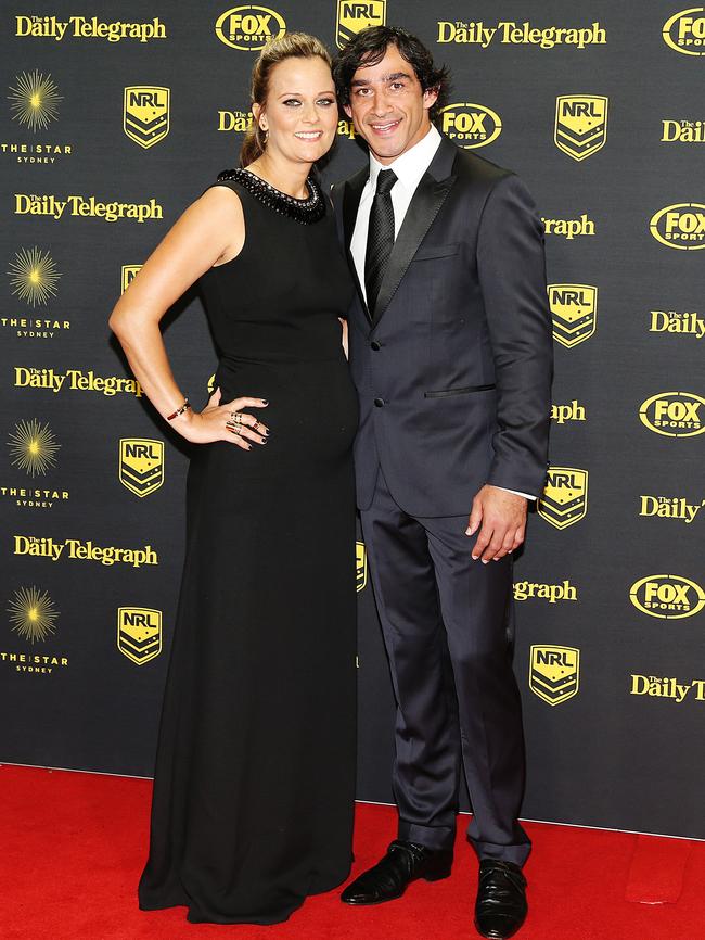 Jonathan Thurston and Samantha Lynch.