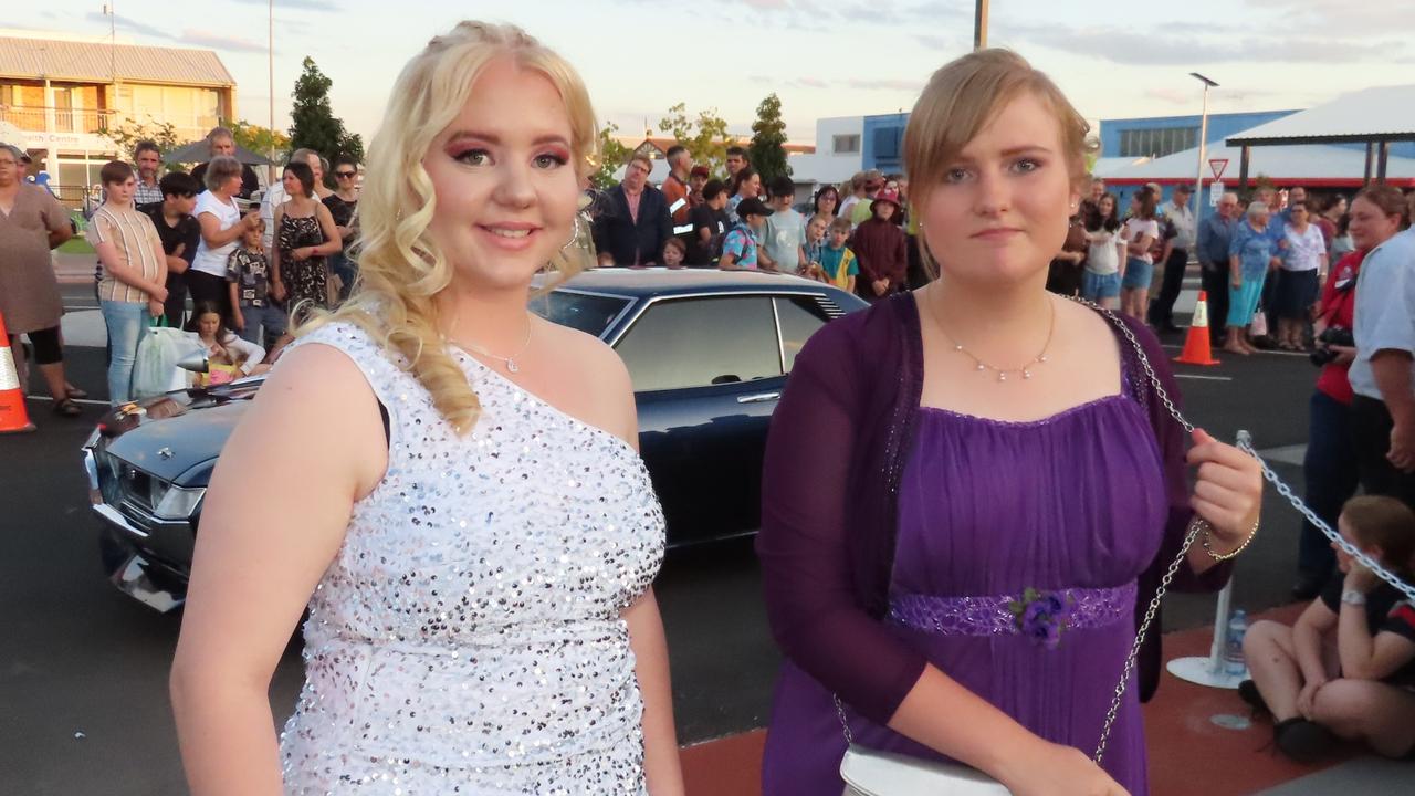 Students arriving at the Kingaroy State High School Formal at Kingaroy Town Hall on November 11.