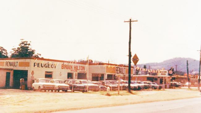 The first Brian Hilton dealership circa late 1960s.
