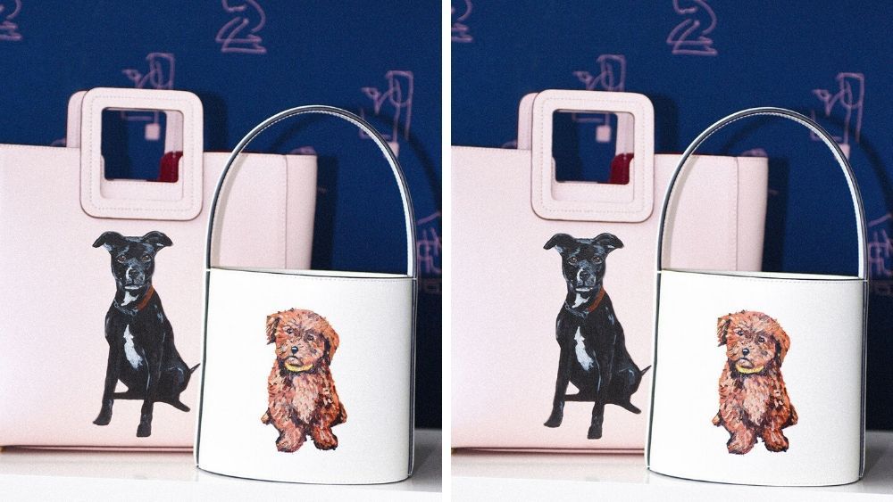 STAUD Launches Custom Pet Portrait Bags
