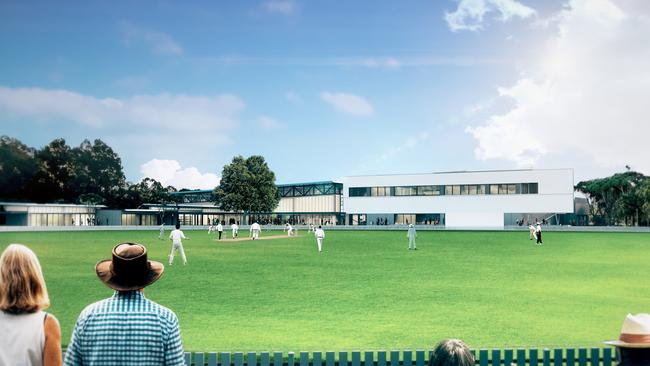 How facilities at the new NSW Cricket centre in Sydney will look..