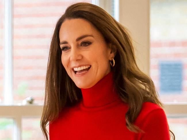 Kate dazzles in $2000 red hot outfit