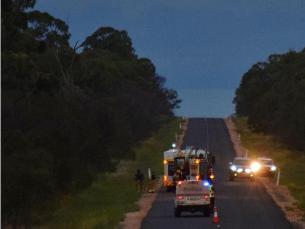 One person have died in a fiery crash at Tara. Picture: Peta McEachern/Chinchilla News