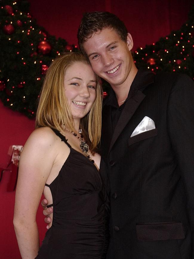 NOVEMBER 14 2005, NEWS-GCB, Reporter:Katie Ots Details:Palm Beach Currumbin State School Formal at Conrad Jupiters Casino Broadbeach Casey Garget and Andrew Bate Pic:Alex Carter