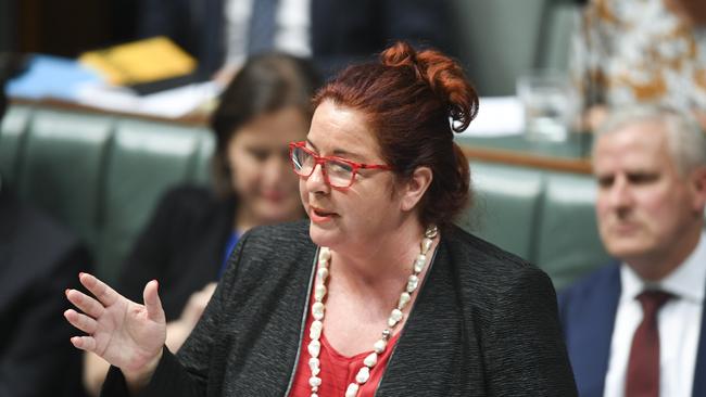 Australian Environment Mnister Melissa Price speaks during House of Representatives Question Time at Parliament House in Canberra, Thursday, April 4, 2019.(AAP Image/Lukas Coch) NO ARCHIVING