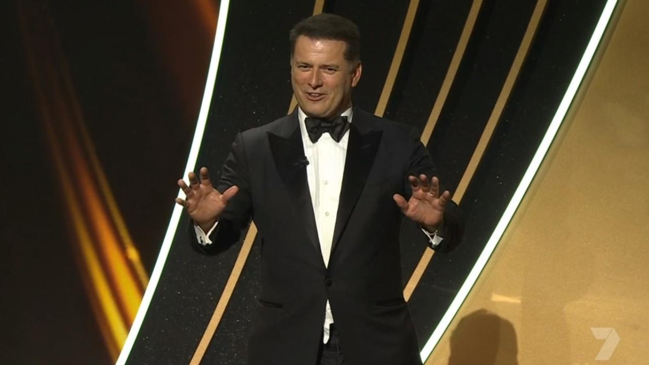 Karl Stefanovic’s joke fell flat at the Logies 2023 ceremony.