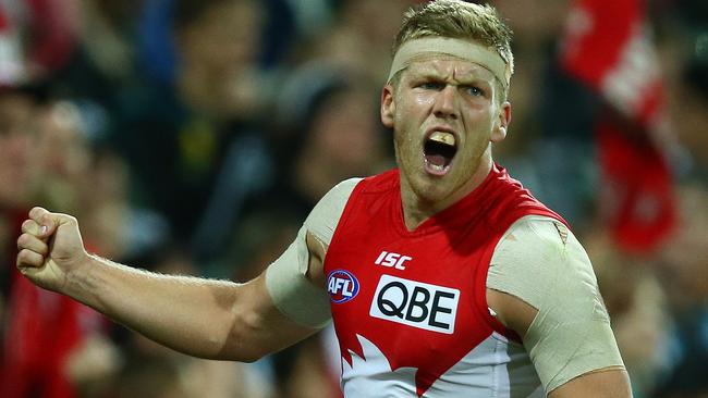 Dan Hannebery could bring home a Brownlow Medal. Picture: Sarah Reed