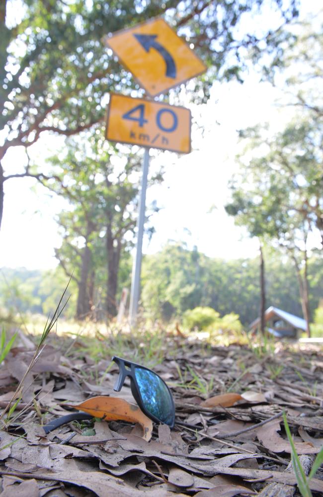 Debris from the crash was strewn over a large distance. Picture: Lawrence Pinder