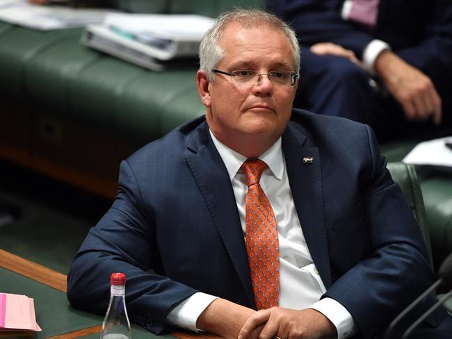 Prime Minister Scott Morrison is now under pressure from his own Cabinet and backbenchers to review the Australian honours and awards system. Picture: Mick Tsikas/AAP