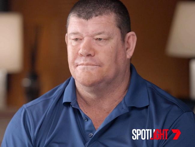 Speaking on Seven’s Spotlight, James Packer opened up about his struggles with bipolar and his “self-destructive” behaviour. Picture: Supplied by 7NEWS Spotlight