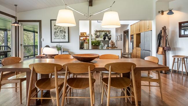 The main dining area of the home.