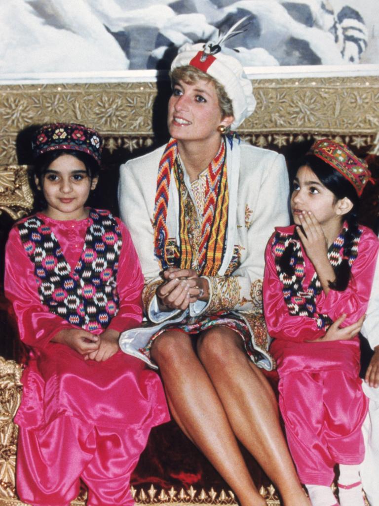 The Princess of Wales in Pakistan in 1991. Picture: Princess Diana Archive/Getty Images.