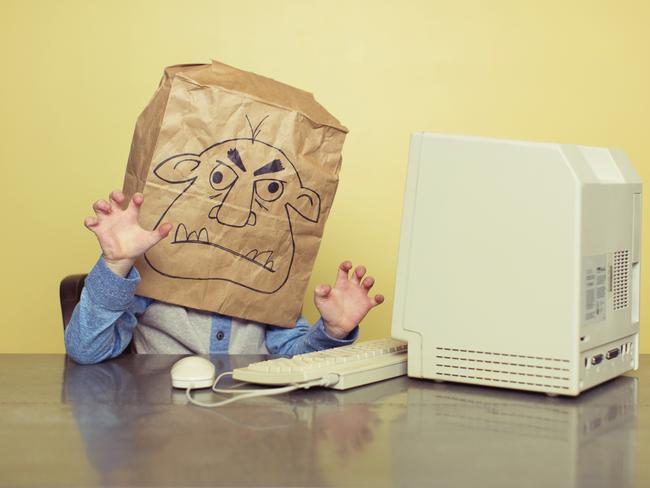 Internet trolls are most commonly men who get a sadistic thrill from causing mayhem, new research has found. Picture: iStock