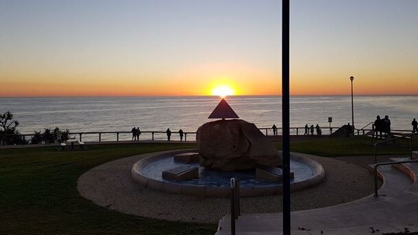 Sunrise at Point Danger. Photo: Joey Philip