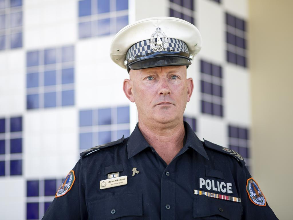 Northern Territory Police Senior Sergeant John Ginnane. Picture: Floss Adams.