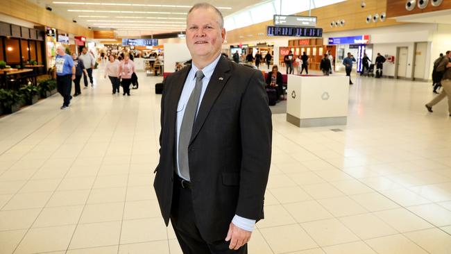 Adelaide Airport managing director Mark Young. Picture: AAP Image/Dean Martin