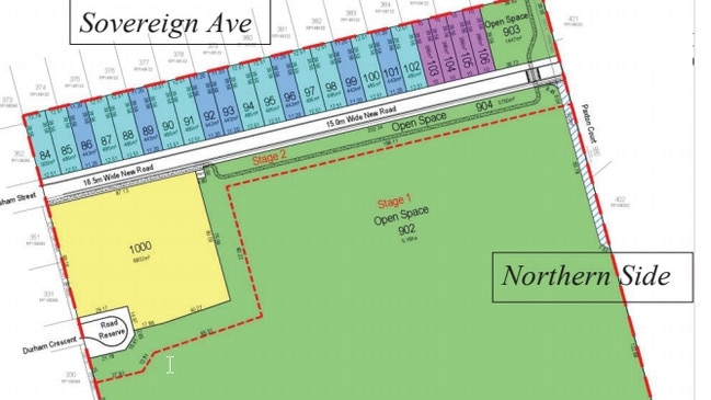 Development plans for Strathpine pineapple farm northern side.