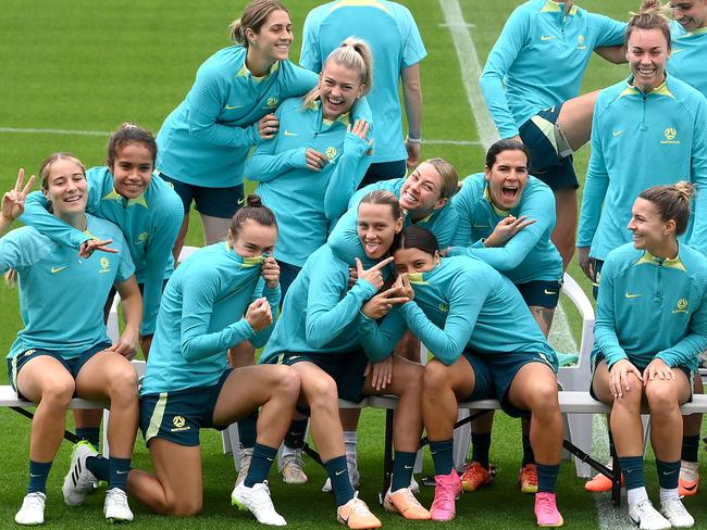 The Matildas have endeared themselves to the country. Picture: Bradley Kanaris/Getty Images.