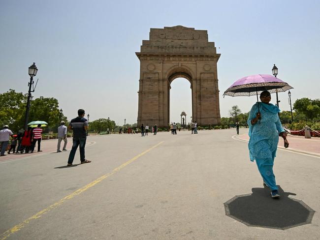 Temperatures in India’s capital soared to a national record-high of 52.3 degrees Celsius on Wednesday.