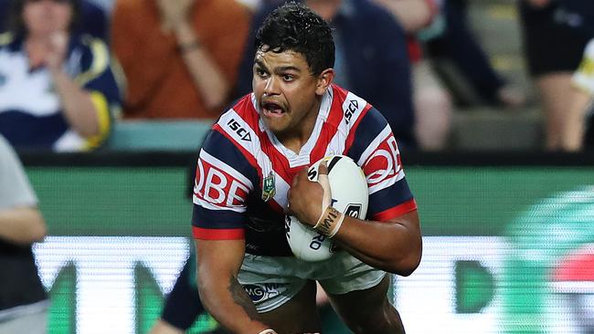 Latrell Mitchell is interested in a move to Townsville. Picture: Brett Costello