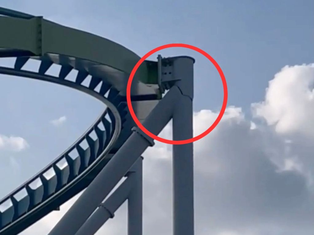 Amusement park shuts down rollercoaster after social media user ...
