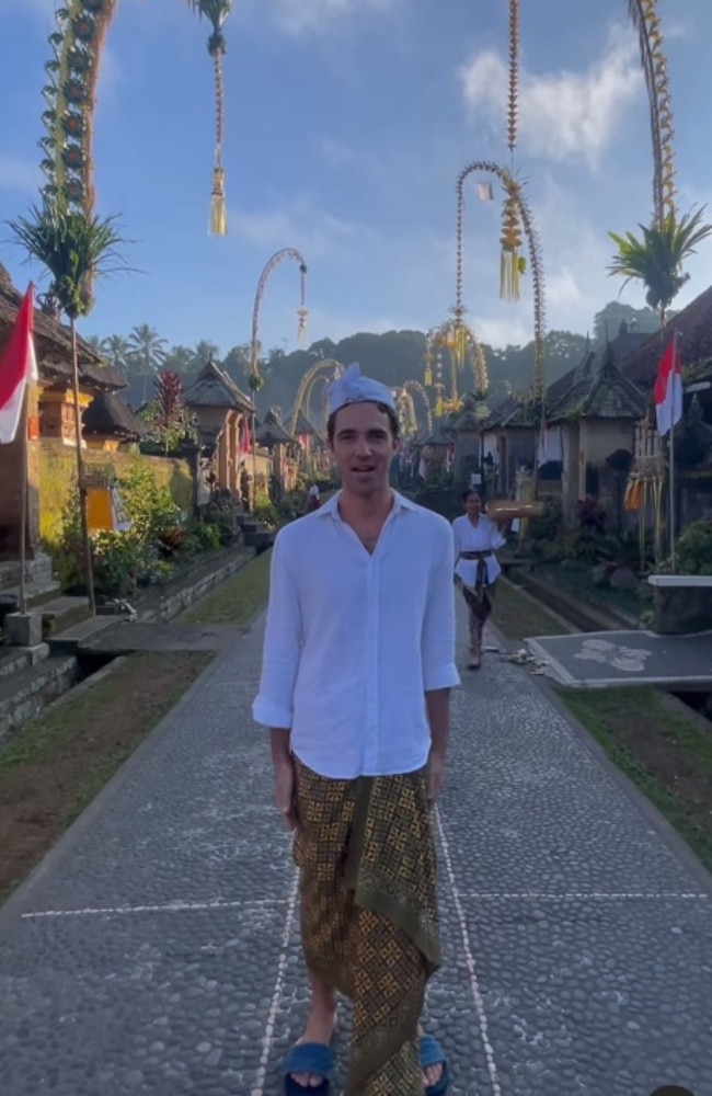 Gary has concerns over what will become of Bali 'if we continue to build so fast'. Picture: Instagram/garybencheghib