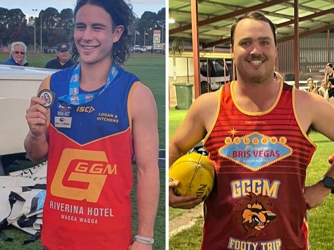 Matt Hamblin (left) and Kai Watts (right) of the GGGM Lions. Photos: Contributed