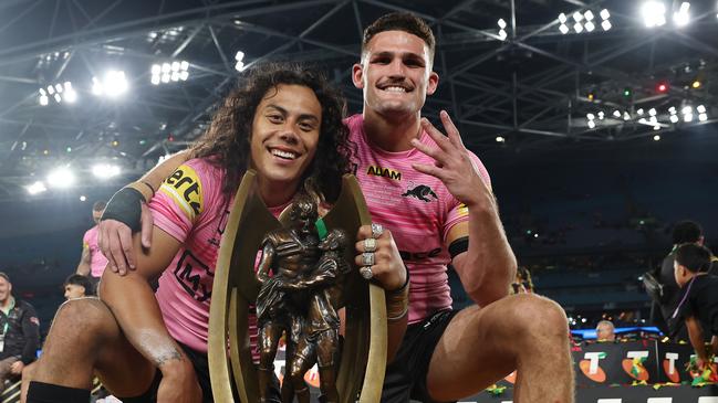 The Panthers are nowhere near the same team without Jarome Luai and Nathan Cleary in the halves. (Photo by Cameron Spencer/Getty Images)