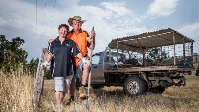 BlazeAid founders Kevin and Rhonda Butler. Picture: Jake Nowakowski