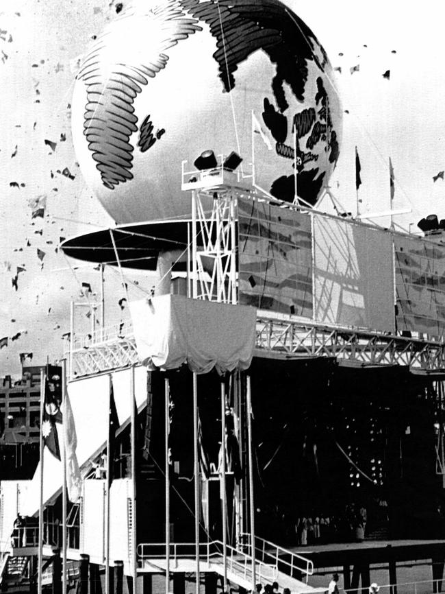 The opening ceremony of World Expo ‘88 in Brisbane,.