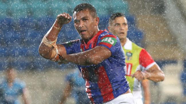 Daniel Saifiti had a stellar match despite the Knights’ loss to the Tigers.
