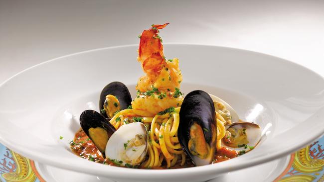 Oceania Cruises’ Regatta is prized for her quality dining, which is made with ingredients sourced from the various ports she visits. Picture: Supplied