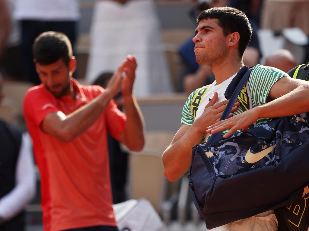 Carlos Alcaraz is hoping to end Novak Djokovic’s dominance of the Australian Open.