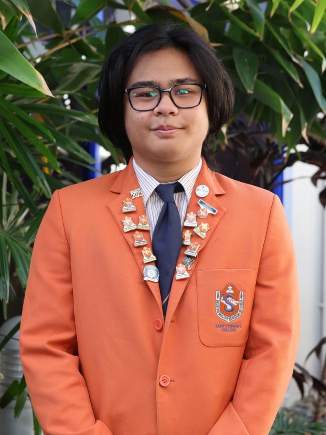 Nico Corvera has been announced as a high achiever at Saint Stephen's College for 2023. Picture: Supplied