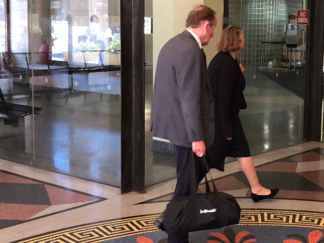 Robert Eaglesham entering the Downing Centre in Sydney.