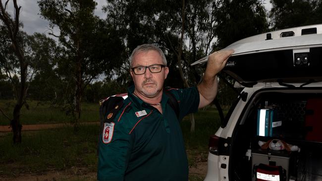 NT Director Ambulance Services Andrew Thomas said . Picture: Liam Mendes / The Australian