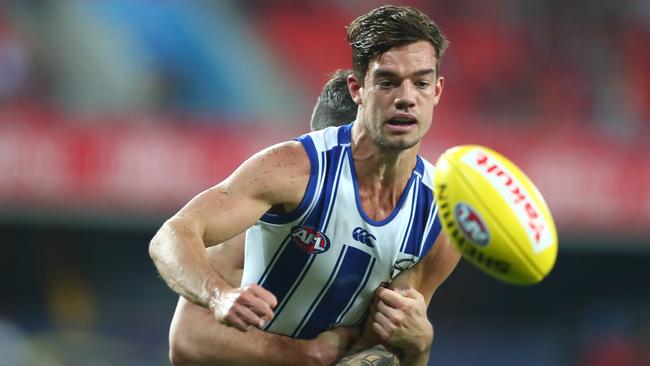 Jy Simpkin will reportedly miss North Melbourne’s clash with Carlton due to an ankle injury.