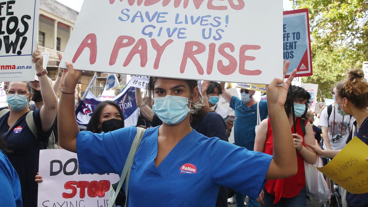 nsw-nurses-and-midwives-call-for-pay-rises-and-higher-staff-to-patient