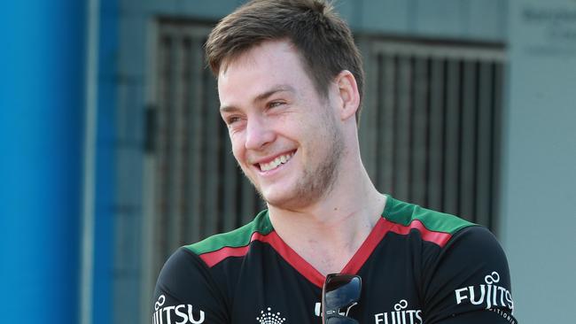 Rabbitohs press conference for players including Luke Keary at Maroubra.