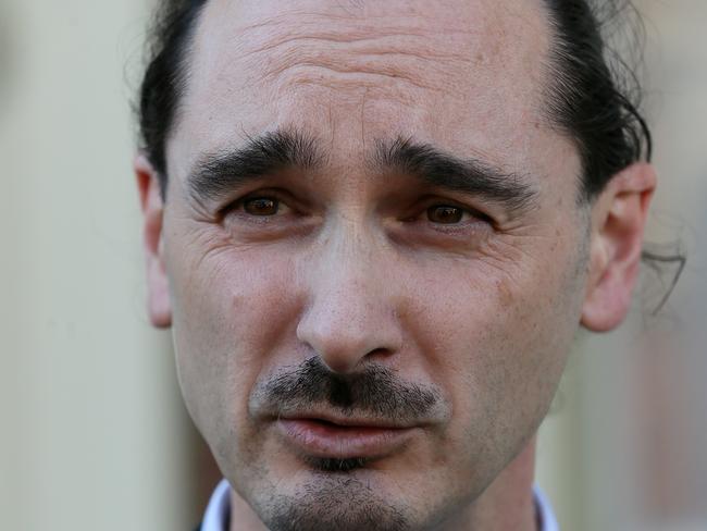 Lawyer Evan Hughes at the Launceston Supreme Court. PICTURE CHRIS KIDD