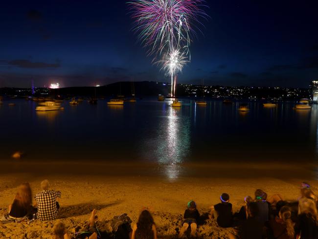 The money spent on fireworks’ displays will now go towards smaller events and festive initiatives across the northern beaches. Picture: Manly Daily