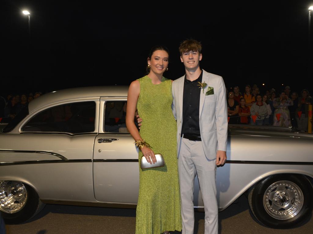 Tiffany Ham and Cobie Wedrat at the Our Lady of the Southern Cross College Formal May 24th 2024