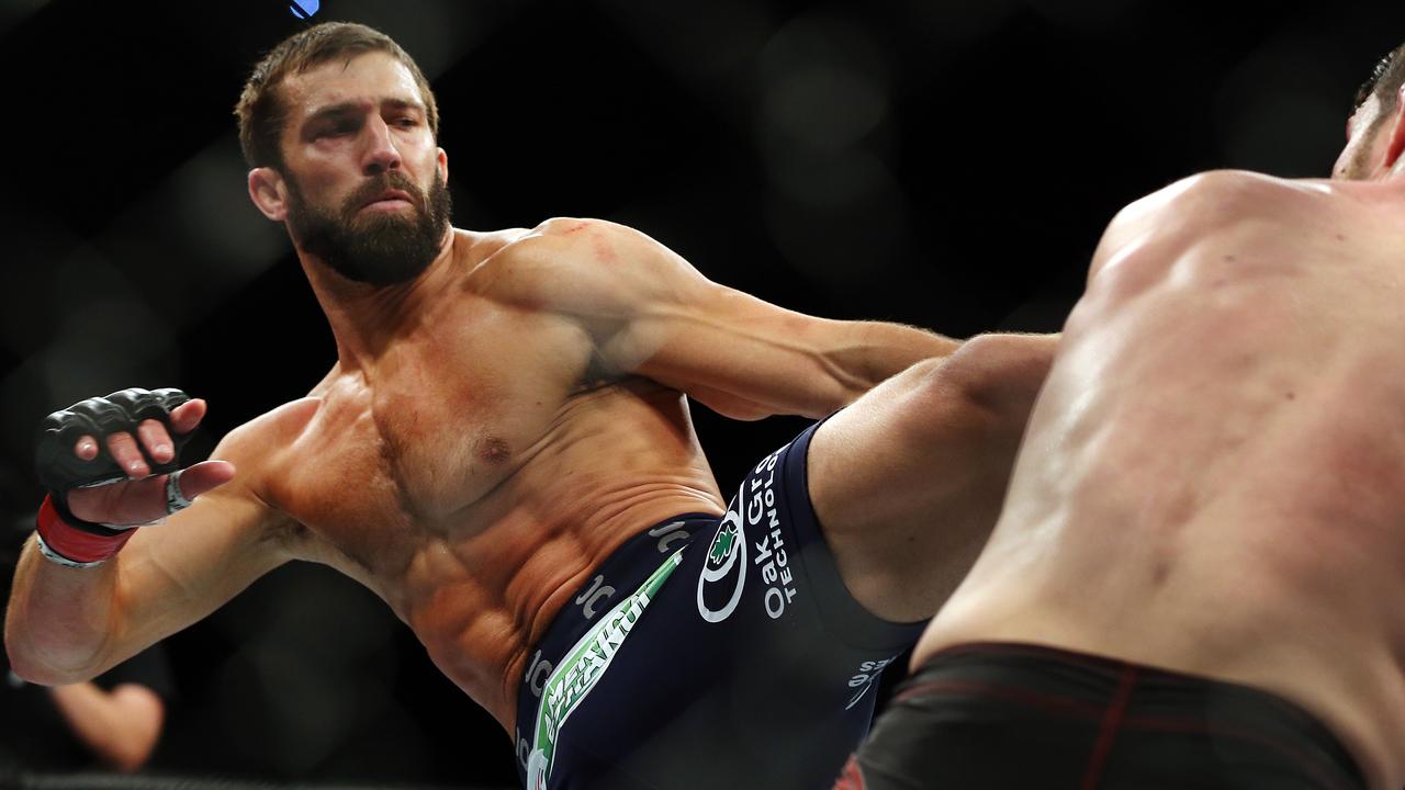 Luke Rockhold recounted the bizarre story where he alleges the homeless person tried to attack him.