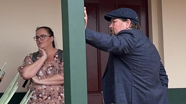 Rebecca and Robert Allan outside Ballina Local Court.