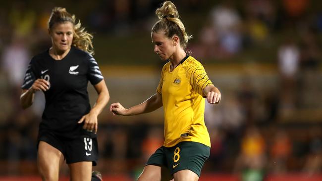 Matildas stalwart and Melbourne Victory player Elise Kellond-Knight announced her retirement from professional football on Thursday. Picture: Cameron Spencer / Getty Images