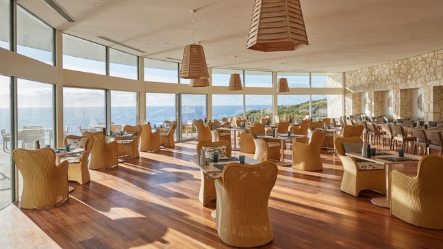 The restaurant also takes advantage of the stunning ocean views. Picture: George Apostolidis