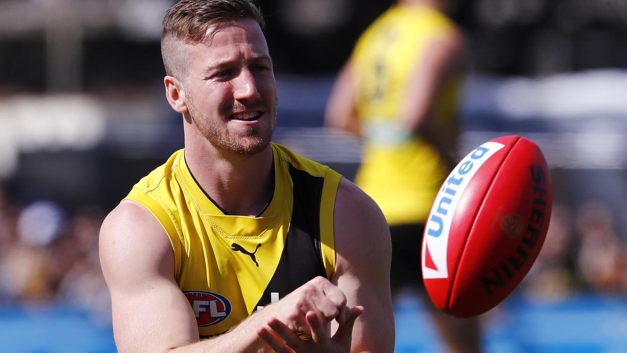 The fixture brings Richmond gun Kane Lambert into SuperCoach calculations. Picture: Michael Klein