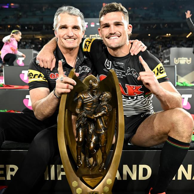 Has the ‘premiership window’ closed for (L-R) Ivan and Nathan Cleary. Picture: NRL Photos