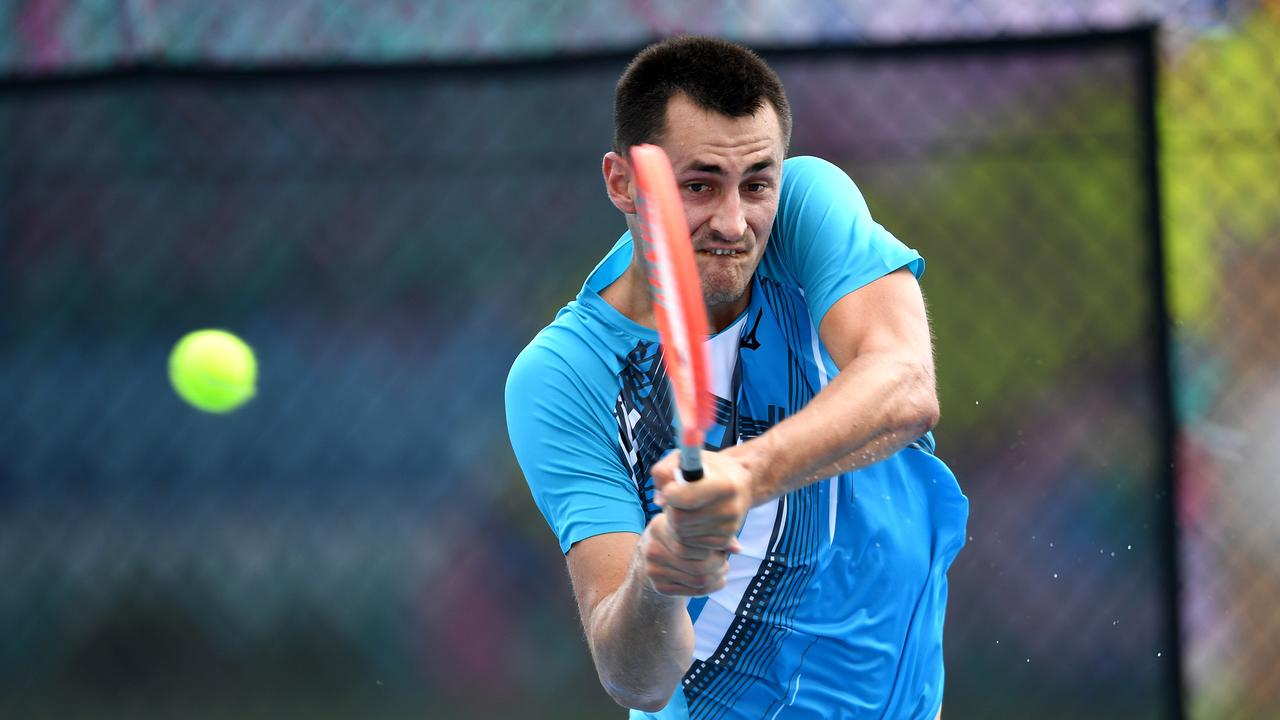 Two matches played by Australian Bernard Tomic were the subject of police investigations over suspicious betting activity. Picture: NewsWire / Dan Peled