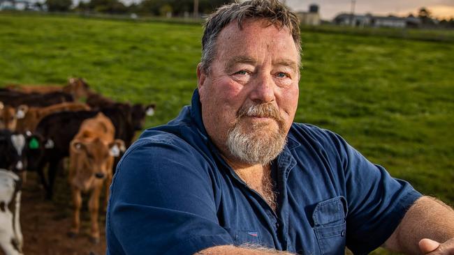 Dairy farmer John Hunt, on October 5th, at his Allendale East farm.Picture: Tom Huntley